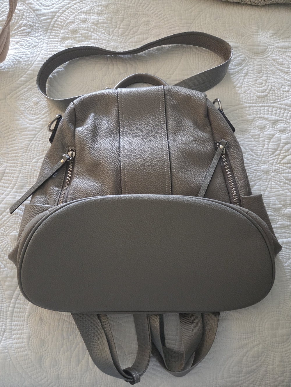 Women’s Pebble Grain Leather Backpack Shoulder Bag -perfect condition. Used 3x's